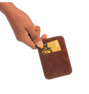 Zebib_ Leather Credit Card Wallet  