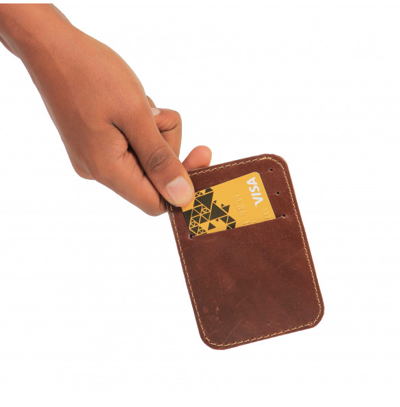 Zebib_ Leather Credit Card Wallet  