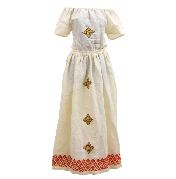 Markon_ Off shoulder Women's Traditional Dress       