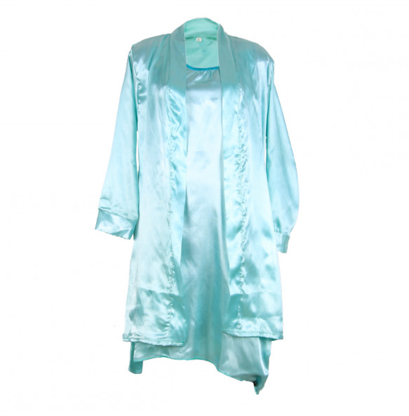 Markon Women's Tow Piece Satin Silk Pajamas Set