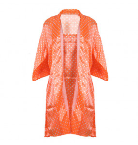  Markon Women's Two-Piece Satin Silk Pajama Set