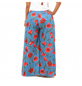 Markon Women’s flora print  wide leg Plus size pants