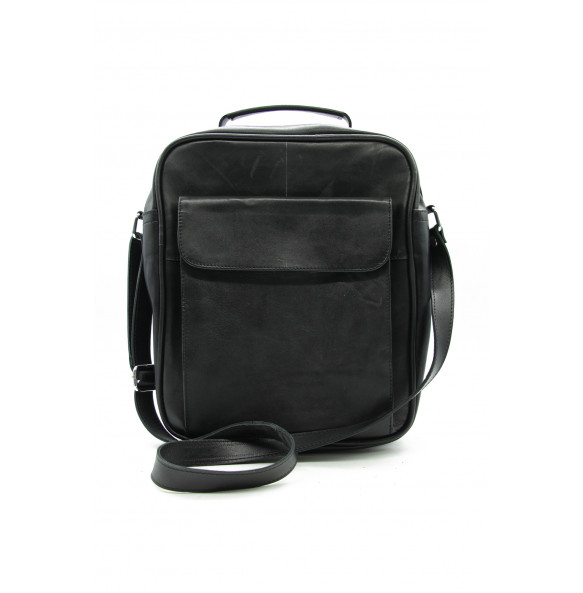 Minalshawa_ Men's Leather Classic Laptop Bag