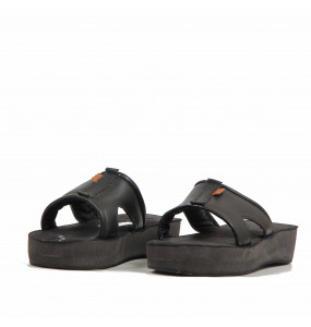 Leather top women's sandals