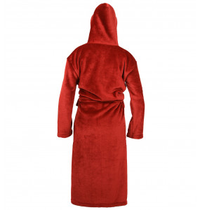 Kalu_ Adult’s Terry Cloth Robe, Thick Hooded Bathrobe