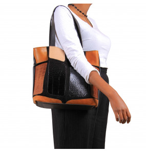 Etanesh_ Genuine Leather women's Shoulder Bag
