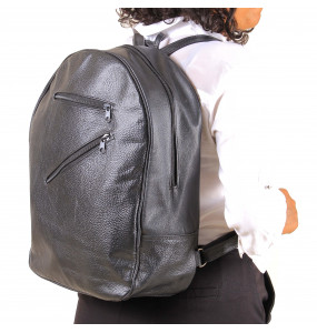 yenaneshe _Unisex Genuine Leather Backpack 