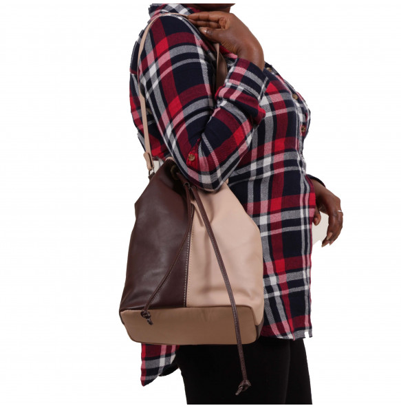  Yenaneshe_  Women's Bucket bag Leather Single Shoulder Bags  