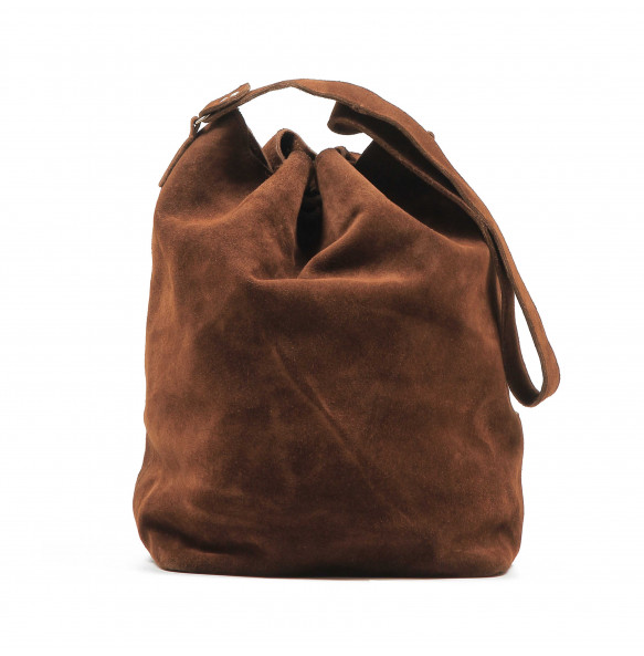 Yenaneshe_ Women's Soft Pure Leather Shoulder/ Bucket Bag