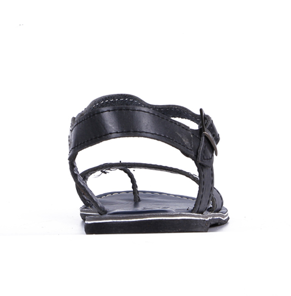 Fikadu& Elsabet_  Women's Leather Upper Flat open Shoe