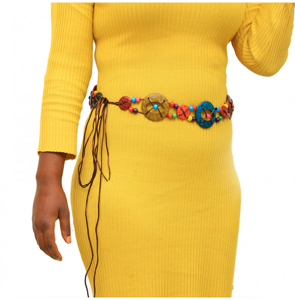 Fashion & Colorful Wooden Beads Waist Chain for women