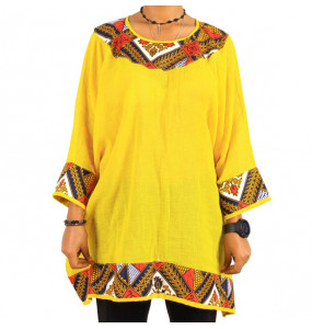 Alemu_ Women's Traditional Africa Print Top Shirt
