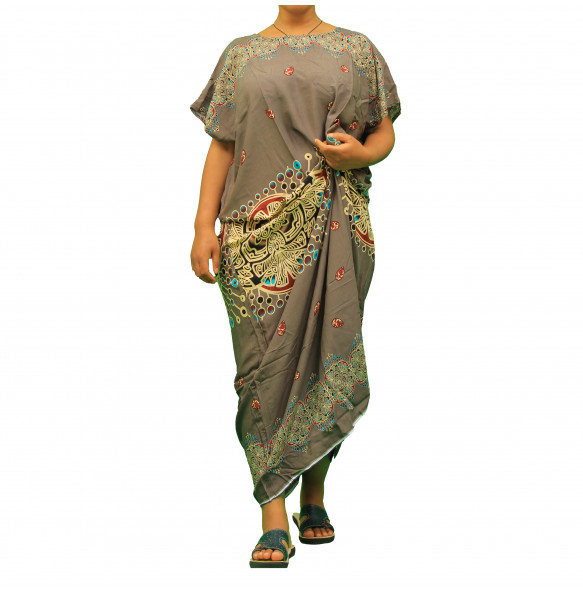 Alemu_ Women's  Colorful  Sleeveless Dress