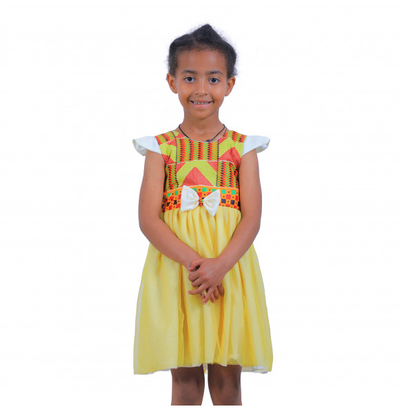 Etaferahu _Sleeveless Cute Kids Dress