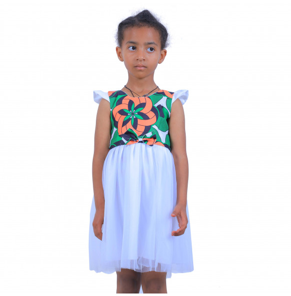 Etaferahu _Sleeveless Cute Kids Dress