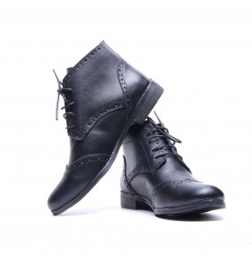 Weynshet_ Leather Women’s Short Boots ShoeWeynshet