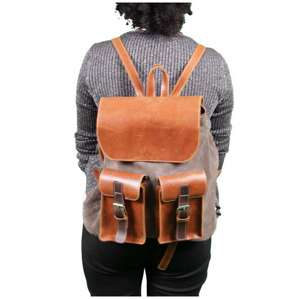 Ansha _100% Genuine Leather Backpack