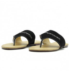  Bana Women's Genuine Leather Flat Open Shoe