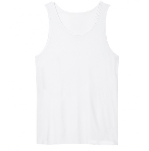 Elsabet_ O Neck Cotton Sleeveless white T-shirt (10-14 years)