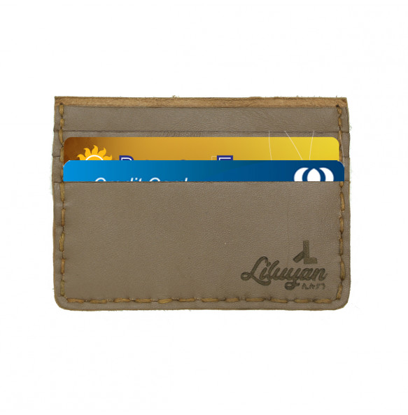 Liluyan_ Genuine Leather Hand made ATM/Licence Card wallet  