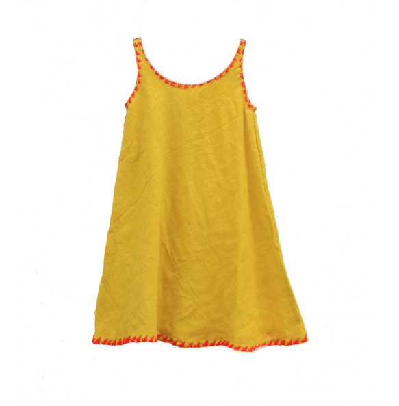 Ellilta kids 100% Cotton Sleeveless Traditional Dress (3-5 Year)