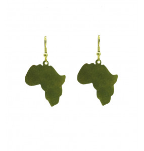 Ellilta Africa  Map Shaped Earrings