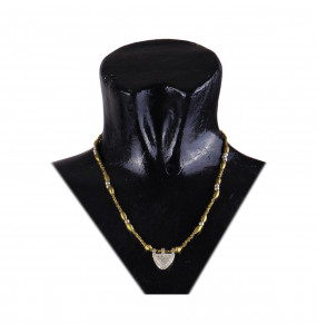 Ellilta Bullet Recycled Short Golden Necklace 