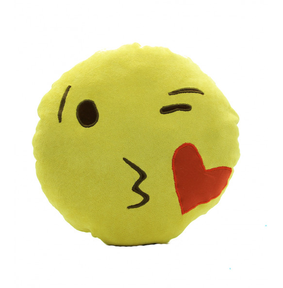 Emoji Round Smiley Emoticon Cushion Stuffed Plush Soft Pillow