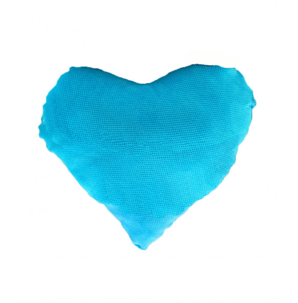 Heart Shaped Light Blue Love Throw Pillow 