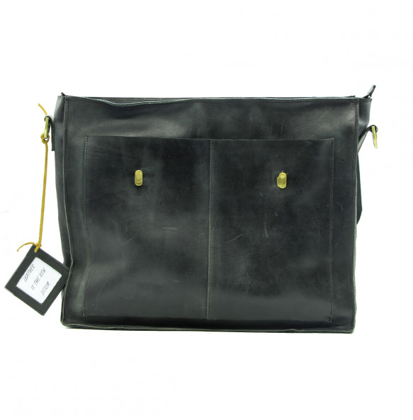 Elean Genuine Leather Laptop Bag 