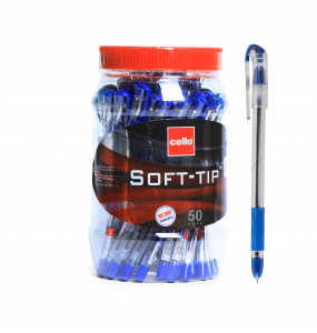 Cello Soft-tip Ballpoint Pens (50 pcs)