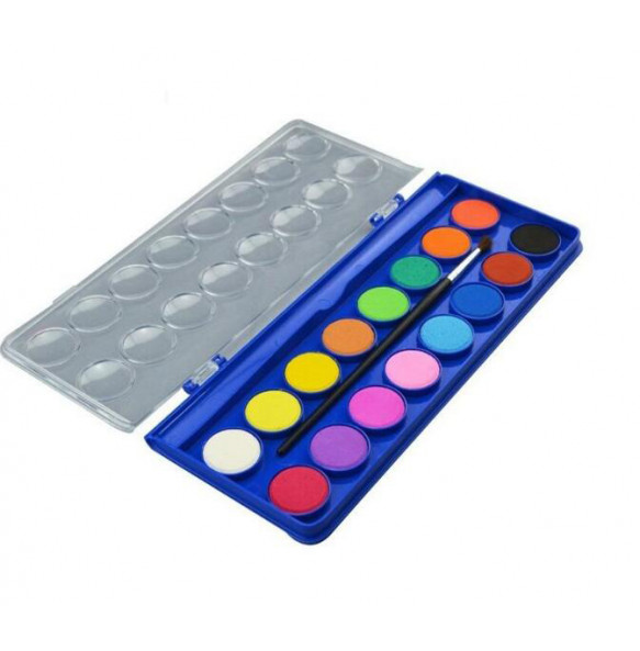 Watercolor Paint Set 16 Piece for Kids-Paint Brush Included
