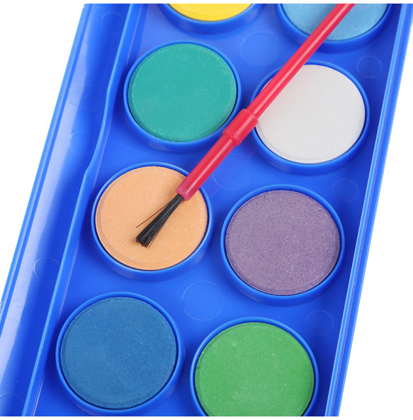 Watercolor Paint Set 16 Piece for Kids-Paint Brush Included