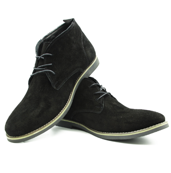 Feya Men's  Genuine Leather  Short Boots Shoe