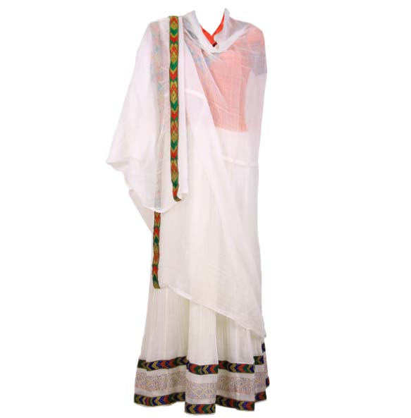 Amanuel _Women's Traditional Dress With "Netela"