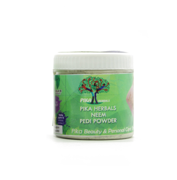 Pika Herbals Neem + Sugar Scrub & Pika Natural Anti - Fungal Pedi powder (Pack of 2)