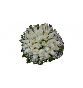Kahsu_  White Roses Flower