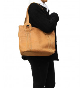 Betesayda_ Genuine Leather Large Size Women's Shoulder Bags 