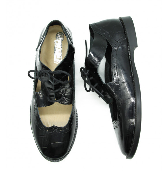 Weynshet _ Women's Black Shine  Shoe
