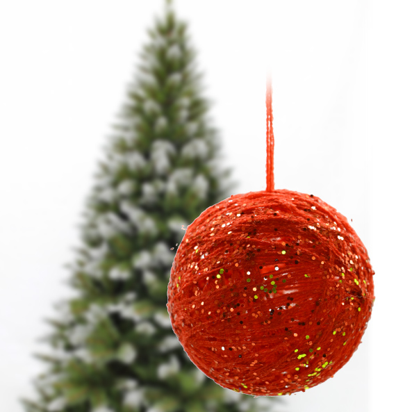 Metasebiye_ Handmade Mix Color Christmas ball (6pcs)