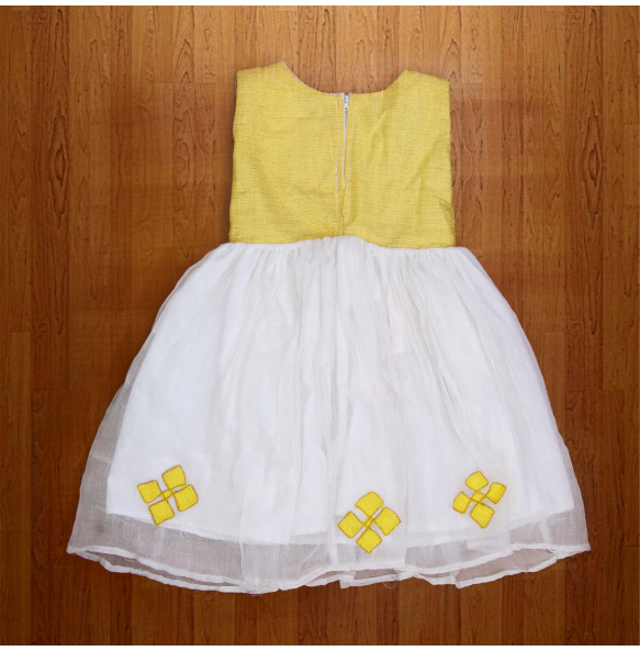 Kefiyalw_  Yellow Kids Traditional Dress