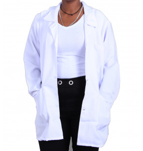 Ashenafi_uniforms unisex white Lab Cot