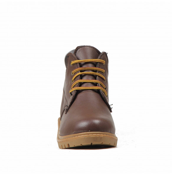 Hailu _Boy Fashion Leather Ankle Boots