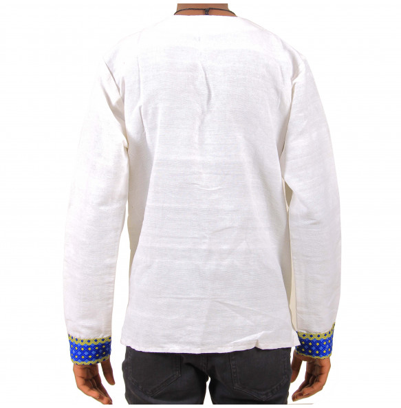 Andargachew_ Men's Traditional Long-sleeved Shirt