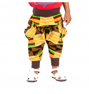 Berhane _  Kids Africa Pattern Print Harem Pants