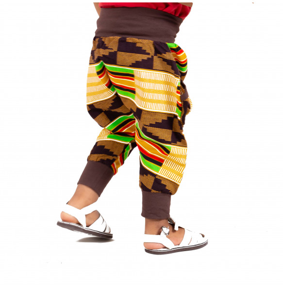Berhane _  Kids Africa Pattern Print Harem Pants