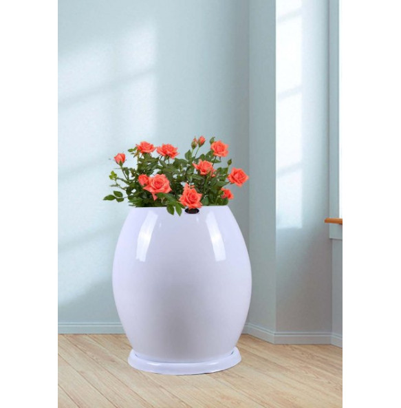 Ball Shape Plastic Large Flower Pot