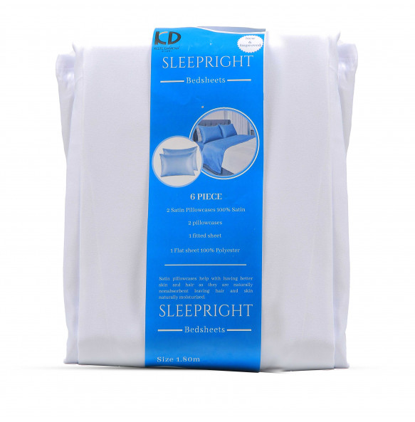 Luara-Sleep Right Bed Sheet 6 Pieces (1.80 cm)