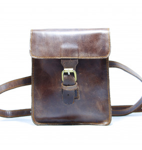 Tsion_ Unisex Leather Waist Pack Bag