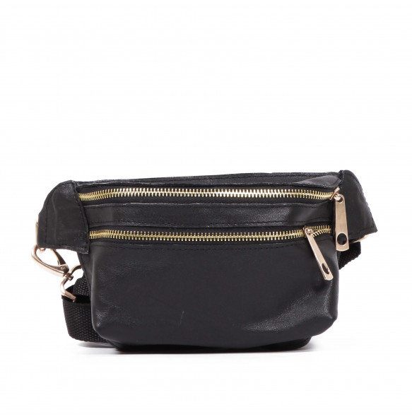 Tsion _Unisex Leather Waist Pack Bag